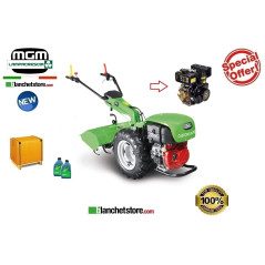 Motocoltivatore Lampacrescia Castoro Super Diesel Loncin Fresa