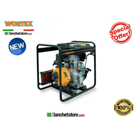 Pompe a eau Diesel Wortex HW 50-CXL2E auto-amorcage 6.0HP Dem.El