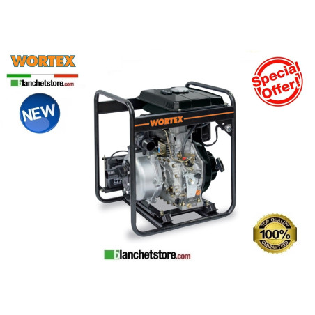 Motopompa Diesel Wortex HWP 50-E autodescante 6,7HP A.E.