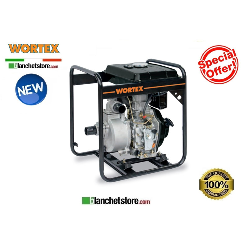 Motopompa Diesel Wortex HW 50-EU autodescante 6,0HP