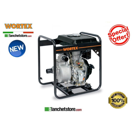 Pompe a eau Diesel Wortex HW 50-EU auto-amorcage 6.0HP