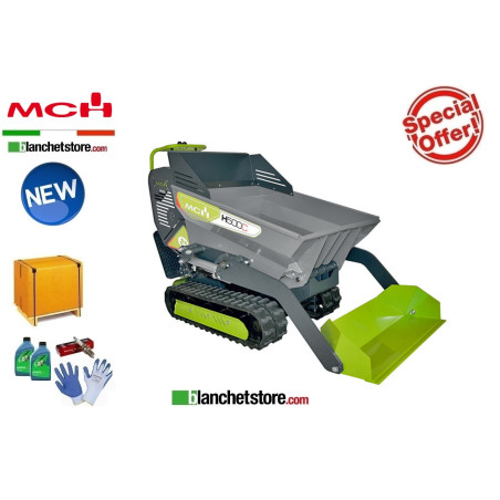 Motocarriola autocaricante MCH H500C Loncin LCS208 500Kg Ribaltamento Idraulico