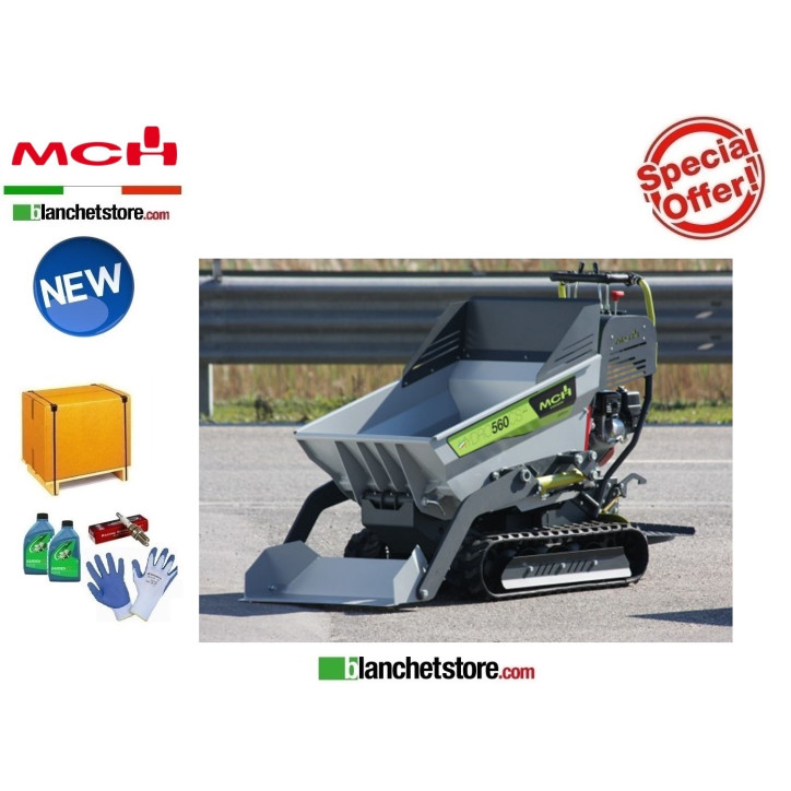 Wheelbarrow self-loading MCH H560CS-L Loncin 208 500KG Hydrostatic Hidraulic Overting