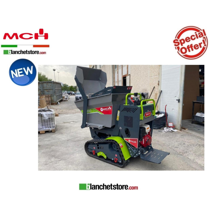 Wheelbarrow self-loading MCH H780-GX-E Honda GX390 Hydrostatic Hidraulic Overting Electric Starter