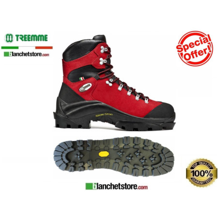 Treemme Trekking in nubuck 9528 N.46 acquastop lining Red