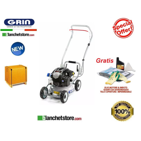 GRIN HM37 WALK-BEHIND LAWN MOWER WITHOUT COLLECTION ENGINE BRIGGE & STRATTON 6.75EXi