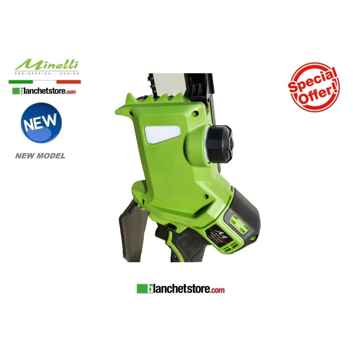 Minelli ENERQ3 cordless manual pruner with 2 Li-Ion batteries 21V 5,2AH Brushless Minelli ENERQ3 cordless manual pruner with 2 Li-Ion batteries 21V 5,2AH Brushless