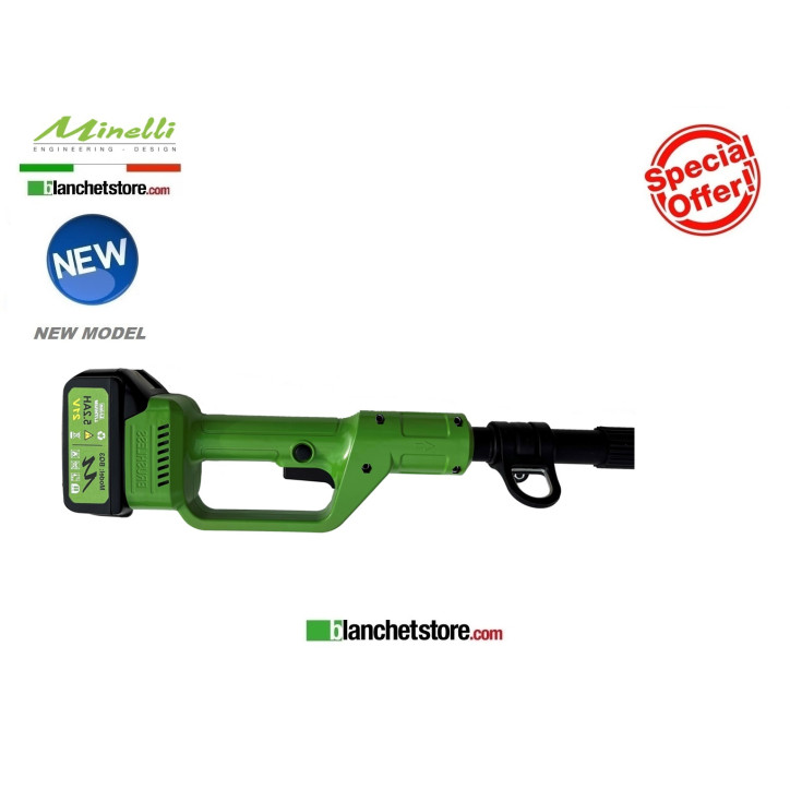 Minelli ENERQ5 telescopic cordless manual pruner with 2 Li-Ion batteries 21V 5,2AH Brushless