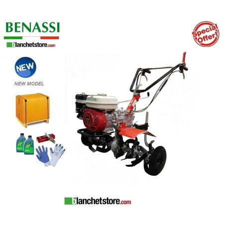 Benassi BL106 C Garden Tiller with Hwasdan H170F Petrol engine 212cc 4.2Kw 4 Gearbox Cutter 90 cm
