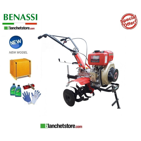 Motobineuse Benassi Diesel BL106 KD moteur Hwasdan KD178FE 296cc 4.0Kw Fraise 90 cm 4 vitesses (3av + 1Ar)