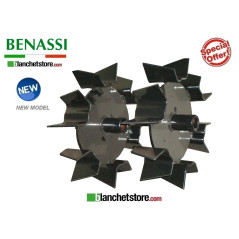 Iron wheels for Benassi BL201 tiller 97066900 (pair)