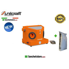 BENCH SANDBLASTING MACHINE UNICRAFT SSK1,5 25.4 LT 6204010 + UV25 70/110 glass micro sphere bag