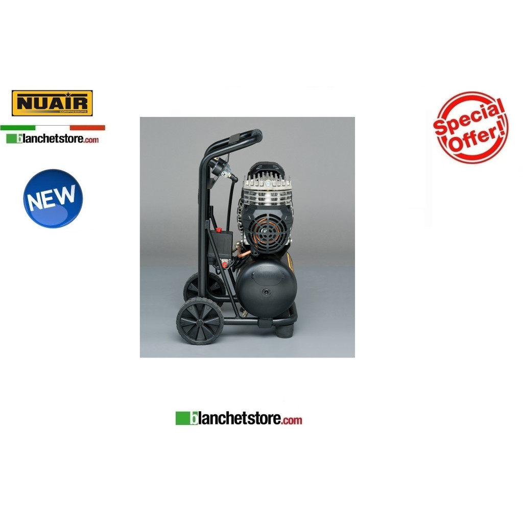 COMPRESSEUR SILENCIEUX NUAIR SIL AIR 244/10 PCM 1.5HP 10LT 220VOLT SILENCIEUX