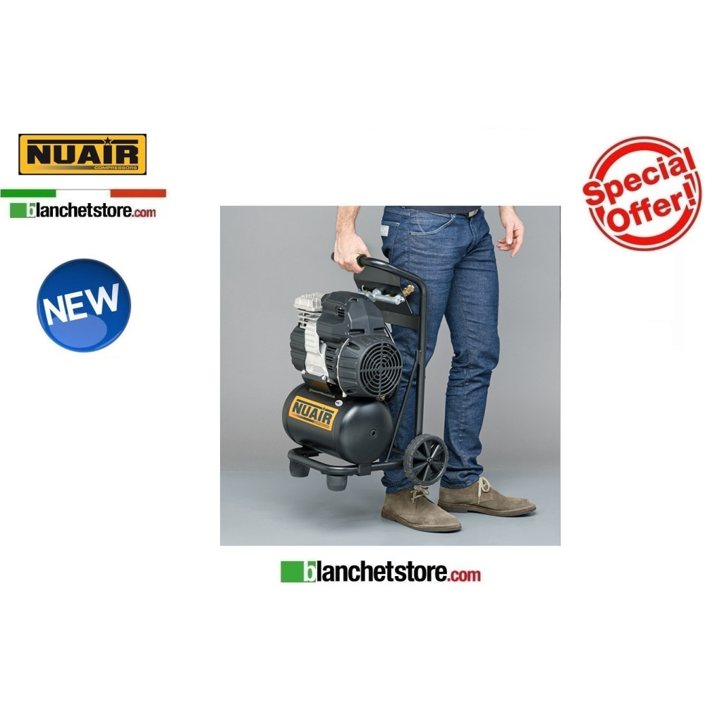 SILENCED COMPRESSOR NUAIR SIL AIR 244/10 PCM 1.5HP 10LT 220VOLT SILENCED SILENCED COMPRESSOR NUAIR SIL AIR 244/10 PCM 1.5HP 10LT 220VOLT SILENCED