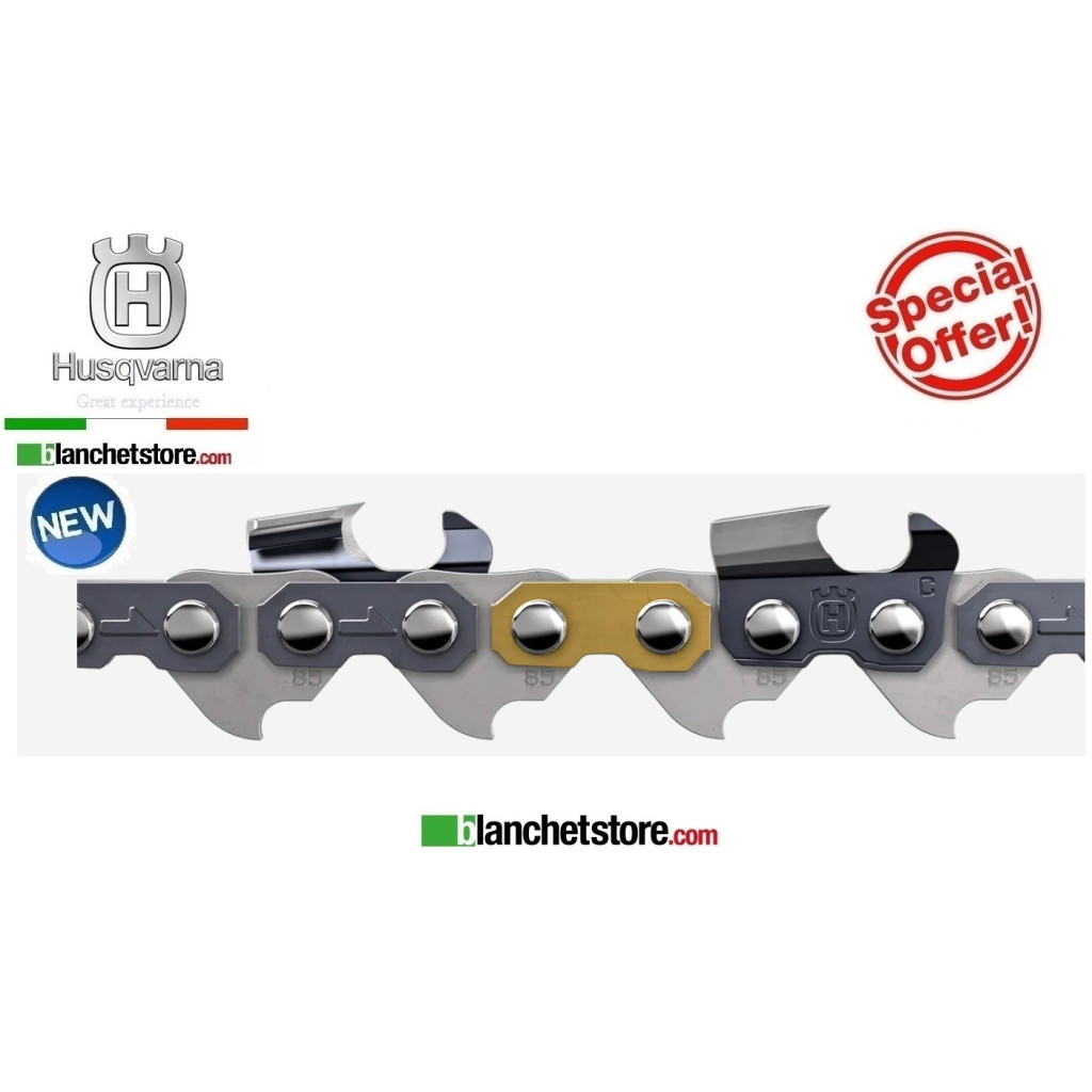 Husqvarna X-Cut™ C85 chainsaw chain 3/8” 1.5mm 68DL 3/8 Channel 1.5 5816266-68 Husqvarna X-Cut™ C85 chainsaw chain 3/8” 1.5mm 68DL 3/8 Channel 1.5 5816266-68