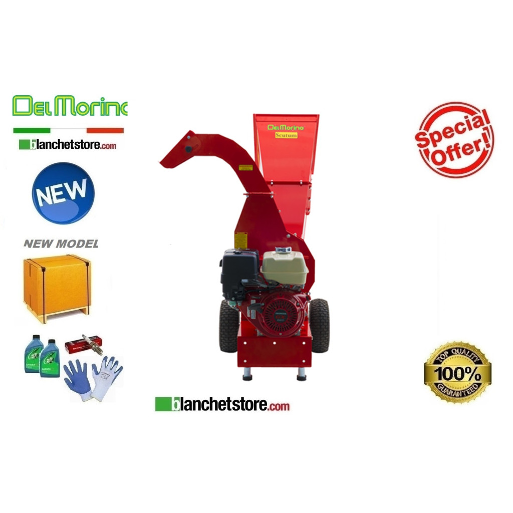 Biotrituratore a benzina del Morino Scutum motore Honda GX390 13 HP
