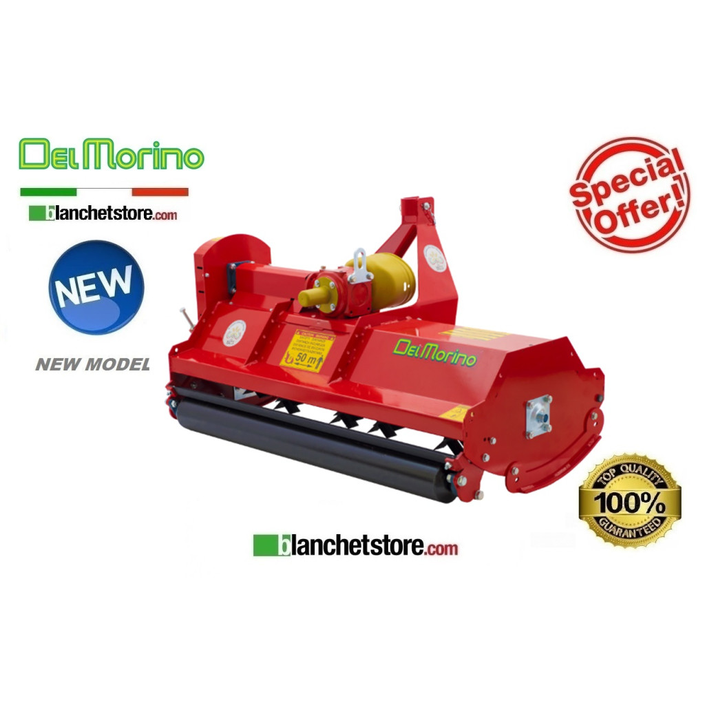 DEL MORINO FLIPPER 80 C FIXED SHREDDER FOR TRACTOR 15-70HP 80 CM - KNIFE