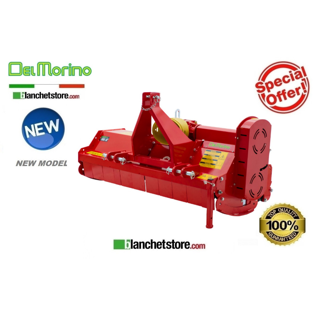 DEL MORINO FLIPPER 80 C FIXED SHREDDER FOR TRACTOR 15-70HP 80 CM - KNIFE