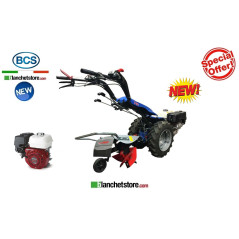 Motoculteur BCS 738 moteur Honda GX 340V 10.7HP + charrue rotative GROUNDBLASTER