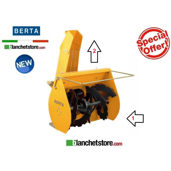 FRESA TURBINA BERTA 2 STADI PER MOTOCOLTIVATORE BCS 60CM