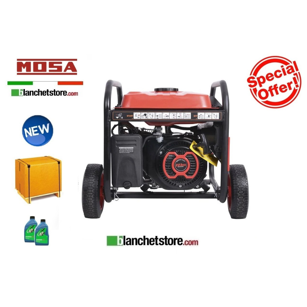 Mosa generator generator GE 3900 Engine Gasoline GK 225 Launcher Start