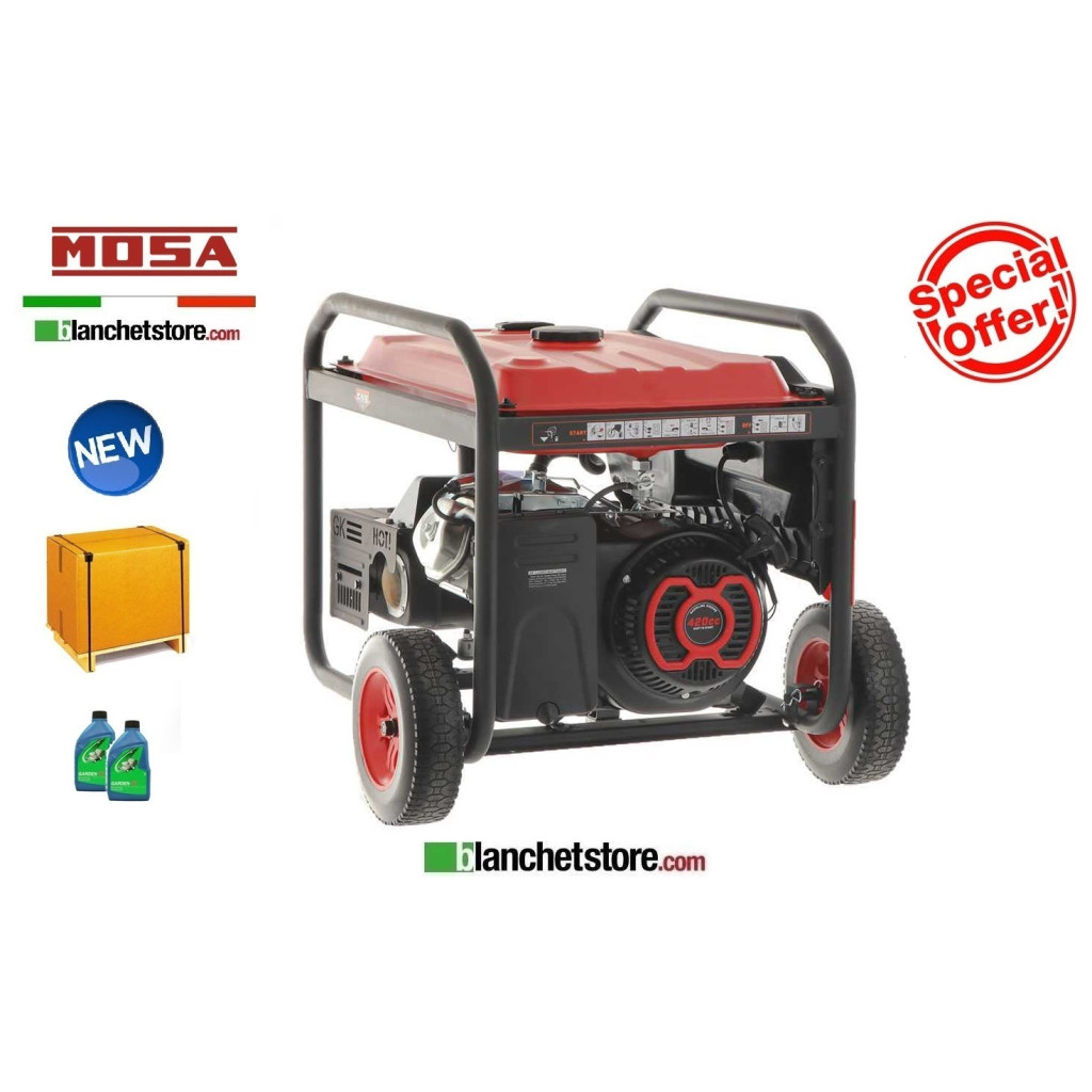 copy of Mosa generator generator GE 6900 Engine Gasoline GK 420 Launcher Start