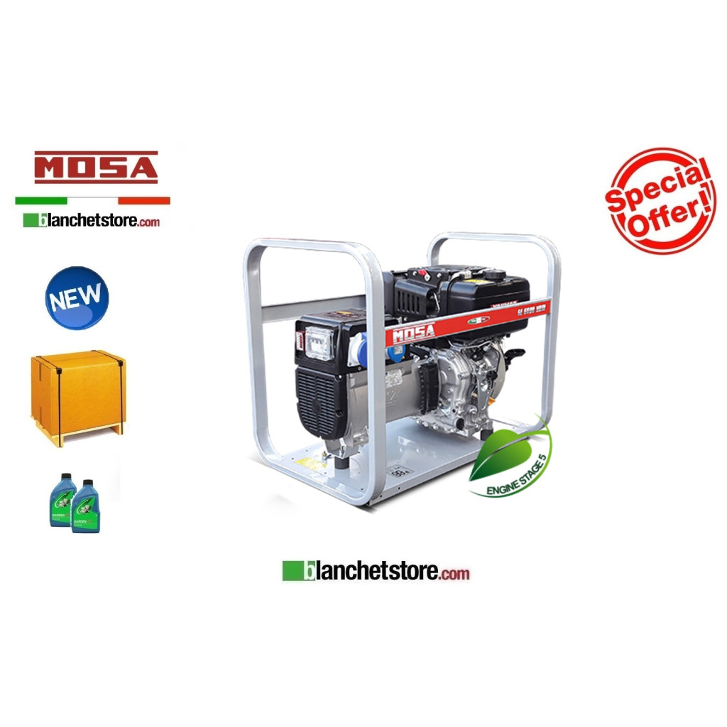 Generateur Mosa group electrogene GE 6000 YDM DIESEL Yanmar L100N Demarrage a lanceur Generateur Mosa group electrogene GE 6000 YDM DIESEL Yanmar L100N Demarrage a lanceur
