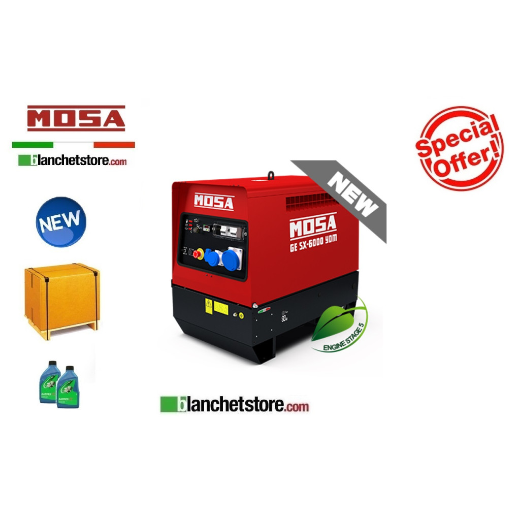 Mosa generator GE SX-6000 YDM AVR YANMAR L100V Mosa generator GE SX-6000 YDM AVR YANMAR L100V