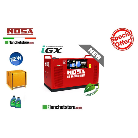 Generatore Mosa gruppo elettrogeno GE SX-7000 HBM Honda GX 390