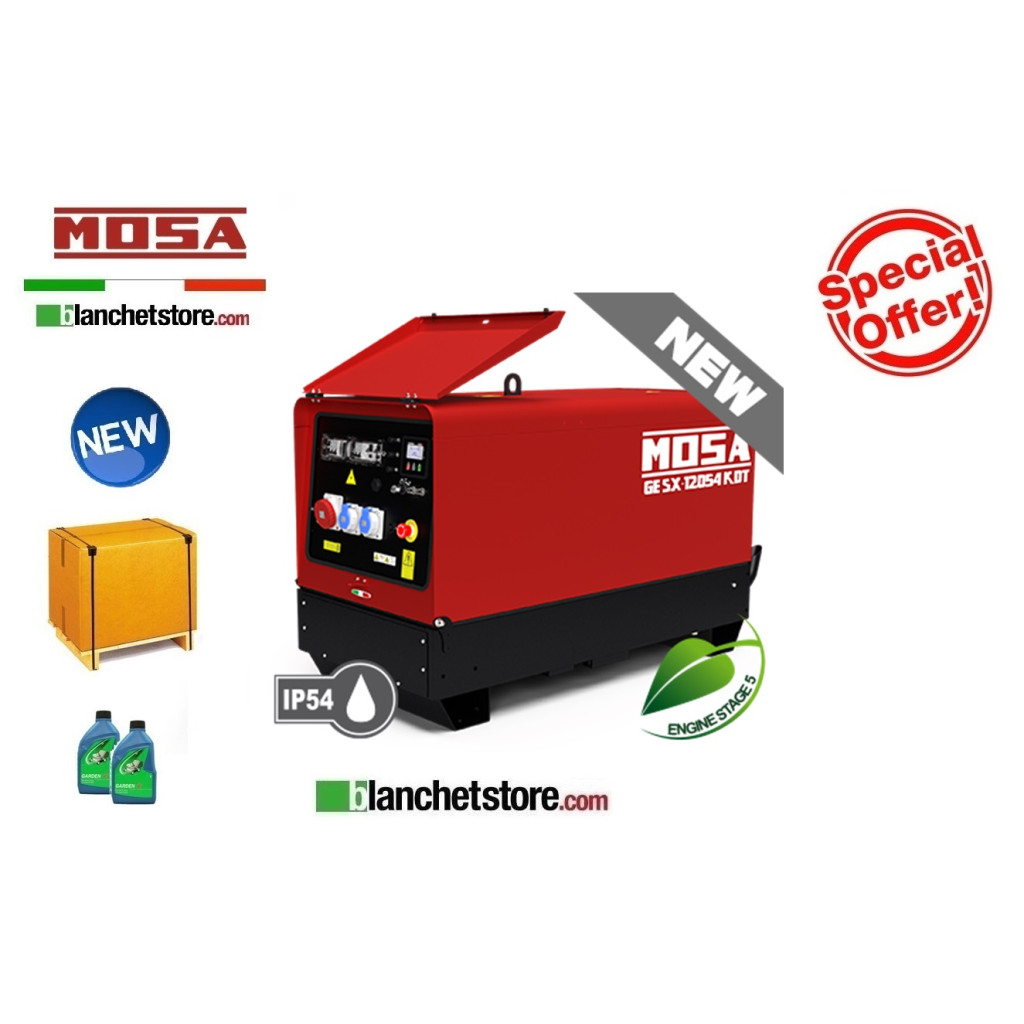 Groupe électrogène Mosa GE SX-12054 KDT AVR KOHLER KDW702 Groupe électrogène Mosa GE SX-12054 KDT AVR KOHLER KDW702