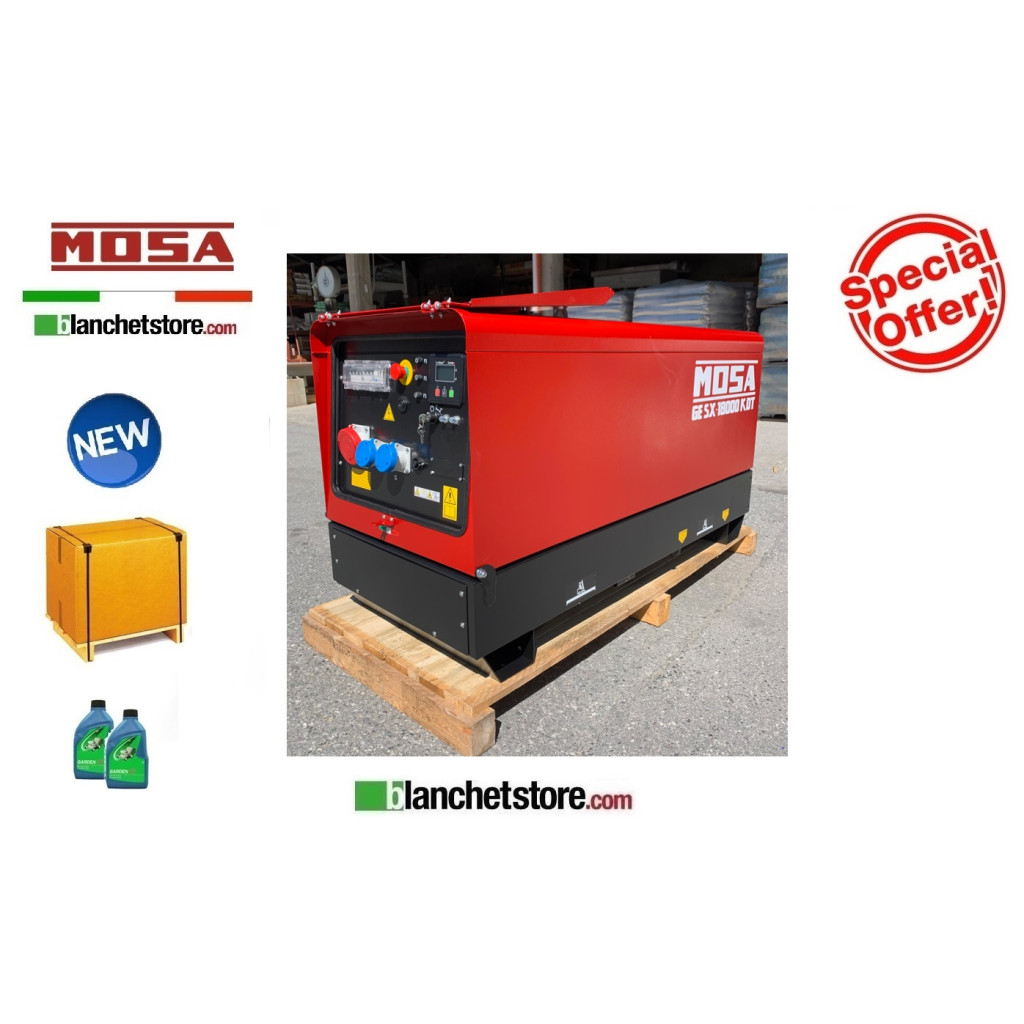 Groupe électrogène Mosa GE SX-18000 KDT AVR KOHLER KDW1003 Groupe électrogène Mosa GE SX-18000 KDT AVR KOHLER KDW1003