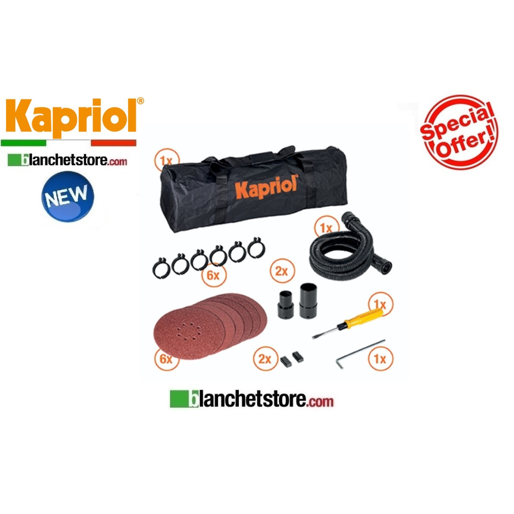 PONCEUSE POUR PLAQUE DE PLATRE KAPRIOL KSW 750 225 MM 750 WATT 220VOLT