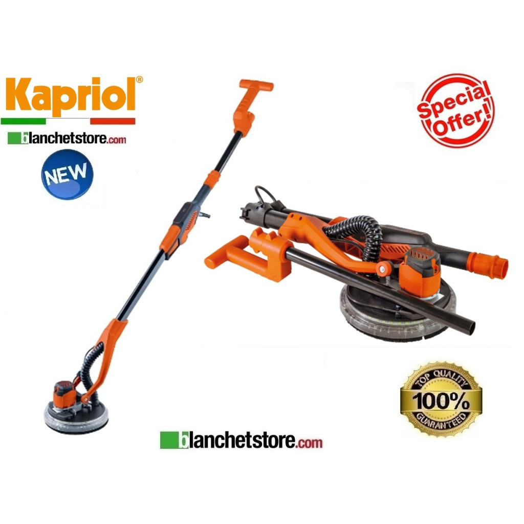 KAPRIOL KSWB 400 BRUSHLESS 400 WATT 220VOLT PLASTERBOARD SANDER 225MM KAPRIOL KSWB 400 BRUSHLESS 400 WATT 220VOLT PLASTERBOARD SANDER 225MM