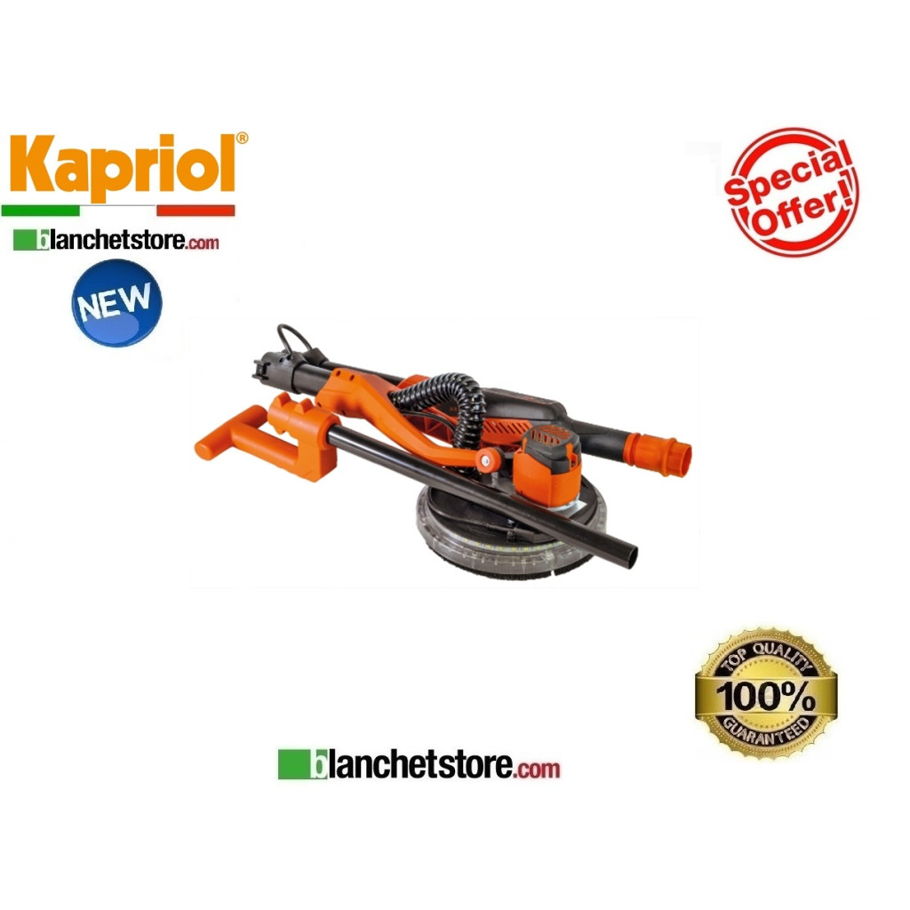 LEVIGATRICE PER CARTONGESSO KAPRIOL KSWB 400 BRUSHLESS 225MM 400WATT 220VOLT