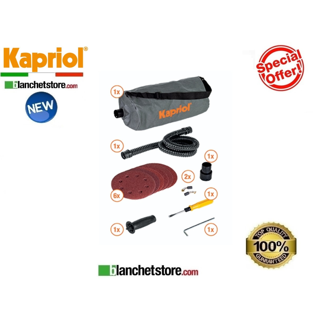 PONCEUSE POUR PLAQUE DE PLATRE KAPRIOL KSW 850 180MM 850WATT 220VOLT