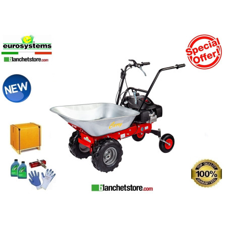 wheelbarrow with Eurosystems Carry wheels, Honda GCVx 170 engine, driven 920000510