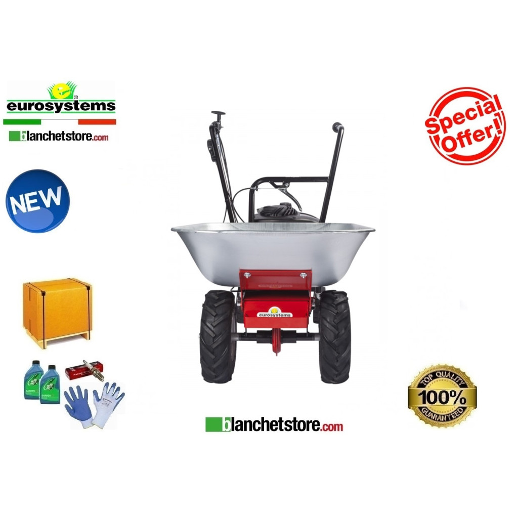 Motocarriola con ruote Eurosystems Carry motore Rato RV170 trazionata 920000610 Motocarriola con ruote Eurosystems Carry motore Rato RV170 trazionata 920000610