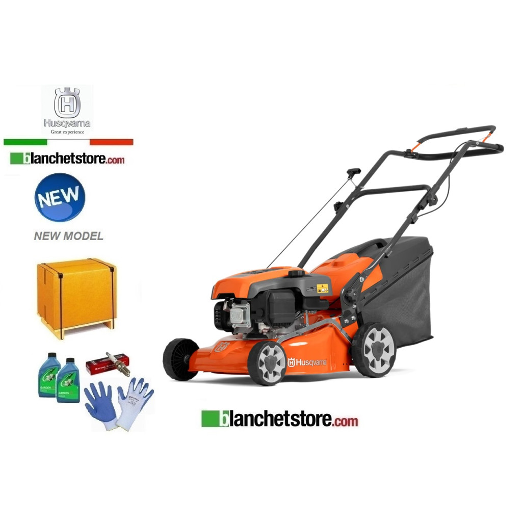 Rasaerba Husqvarna LC 140 P motore Husqvarna HS 123A Spinta taglio 40cm - New Model Rasaerba Husqvarna LC 140 P motore Husqvarna HS 123A Spinta taglio 40cm - New Model