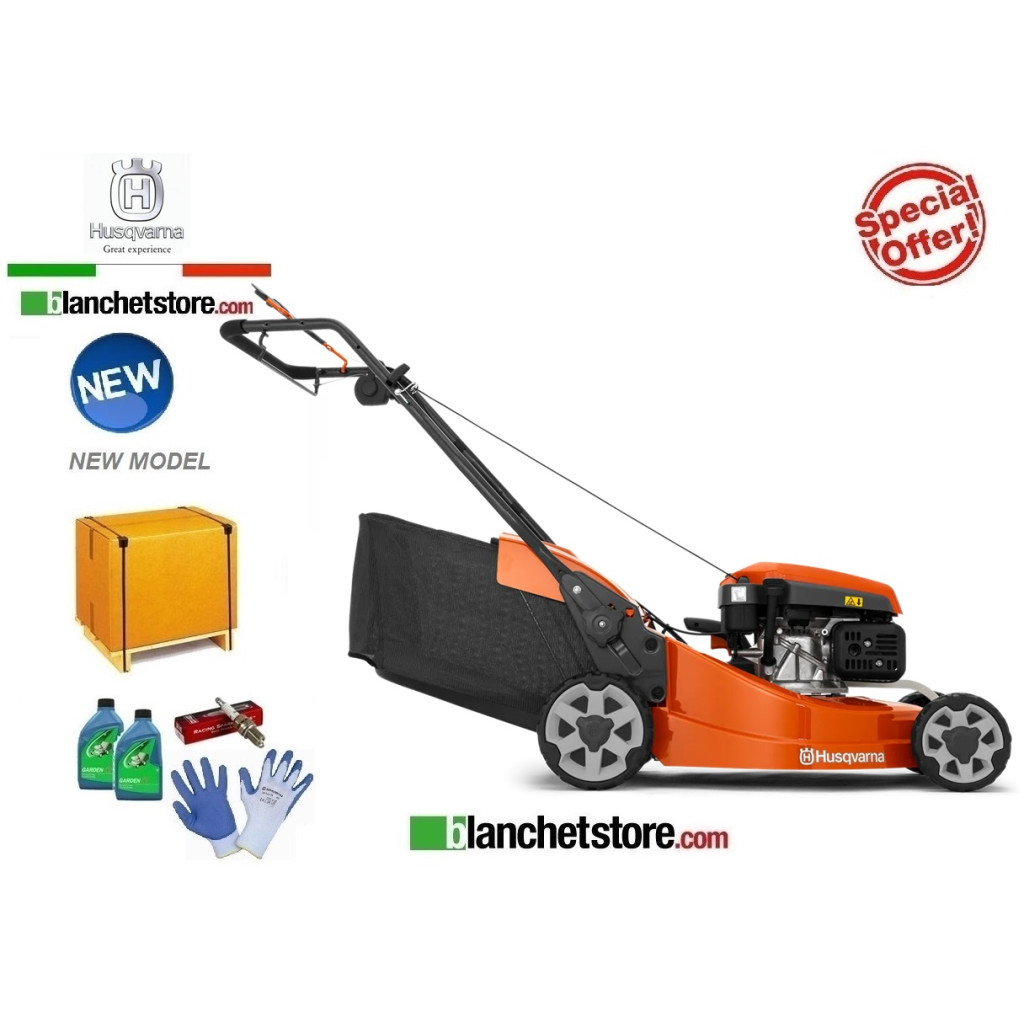Lawn mower Husqvarna LC 253 S engine Husqvarna HS 166A Self-propelled cut 53cm - New Model Lawn mower Husqvarna LC 253 S engine Husqvarna HS 166A Self-propelled cut 53cm - New Model