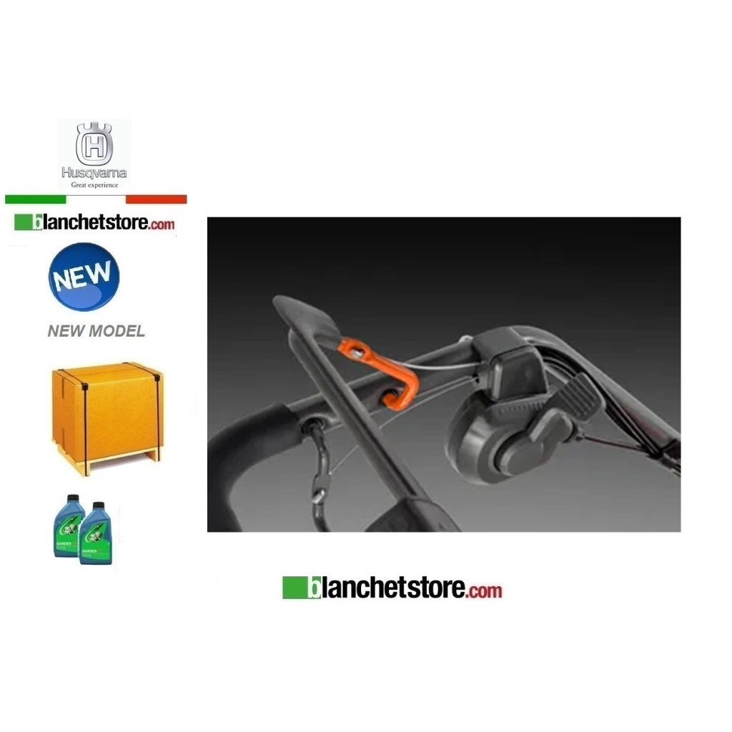 Tondeuse à gazon Husqvarna LC 353 V moteur Husqvarna HS 166A Coupe 53cm Autotractee - Nouveau Modèle