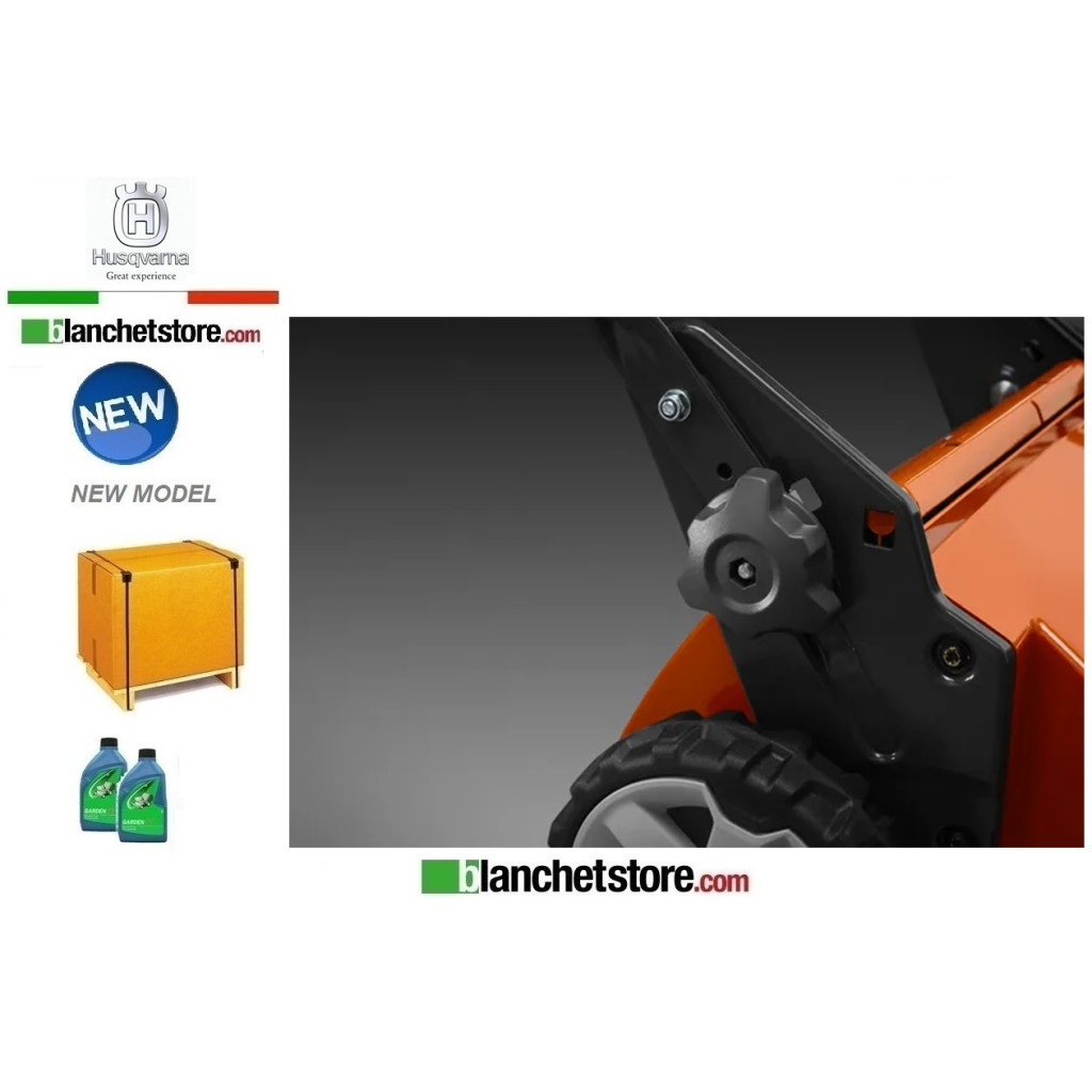 Tondeuse à gazon Husqvarna LC 353 V moteur Husqvarna HS 166A Coupe 53cm Autotractee - Nouveau Modèle