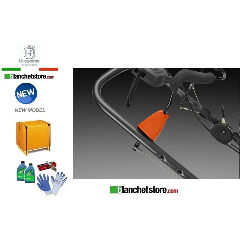 Tondeuse à gazon Husqvarna LC 551VBP moteur Kawasaki FJ 180KAI Coupe 51cm Autotractee - Nouveau Modèle Tondeuse à gazon Husqvarna LC 551VBP moteur Kawasaki FJ 180KAI Coupe 51cm Autotractee - Nouveau Modèle