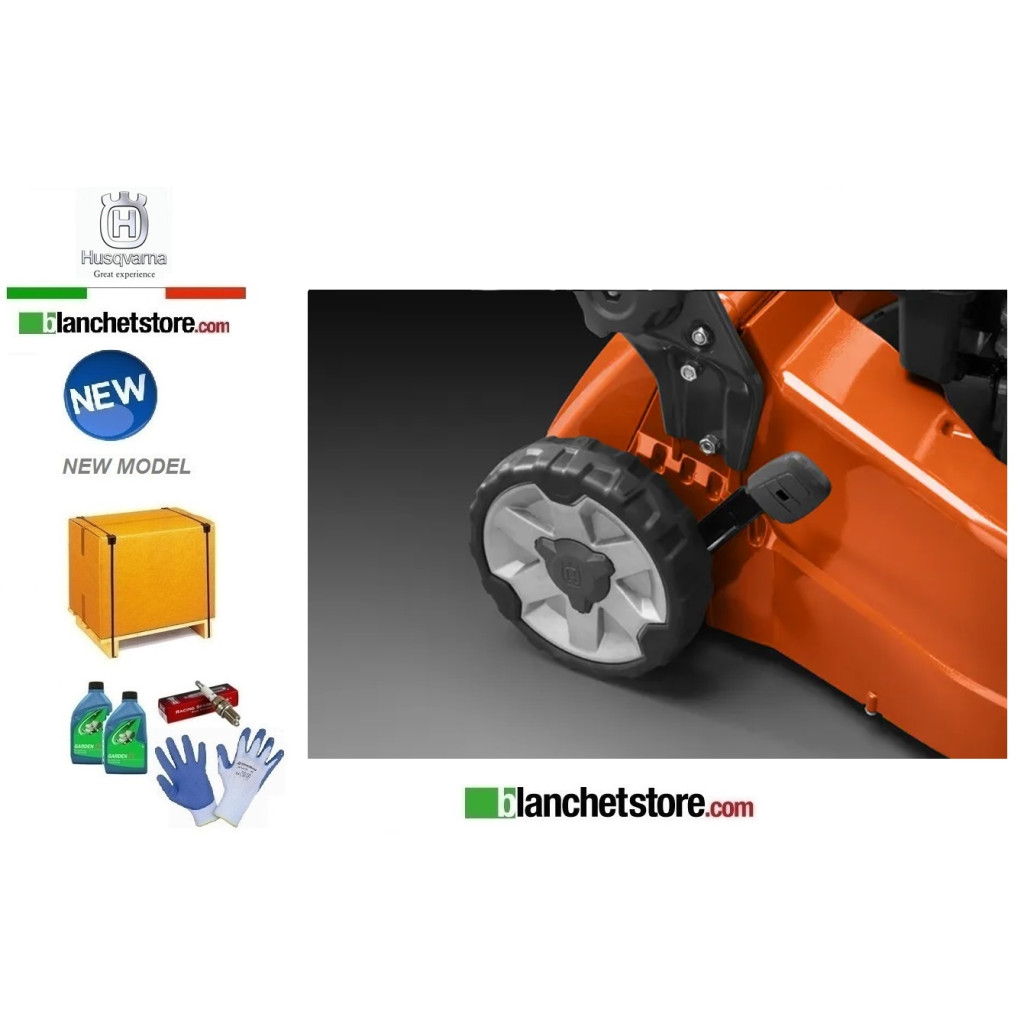 Tondeuse à gazon Husqvarna LC 551VBP moteur Kawasaki FJ 180KAI Coupe 51cm Autotractee - Nouveau Modèle Tondeuse à gazon Husqvarna LC 551VBP moteur Kawasaki FJ 180KAI Coupe 51cm Autotractee - Nouveau Modèle
