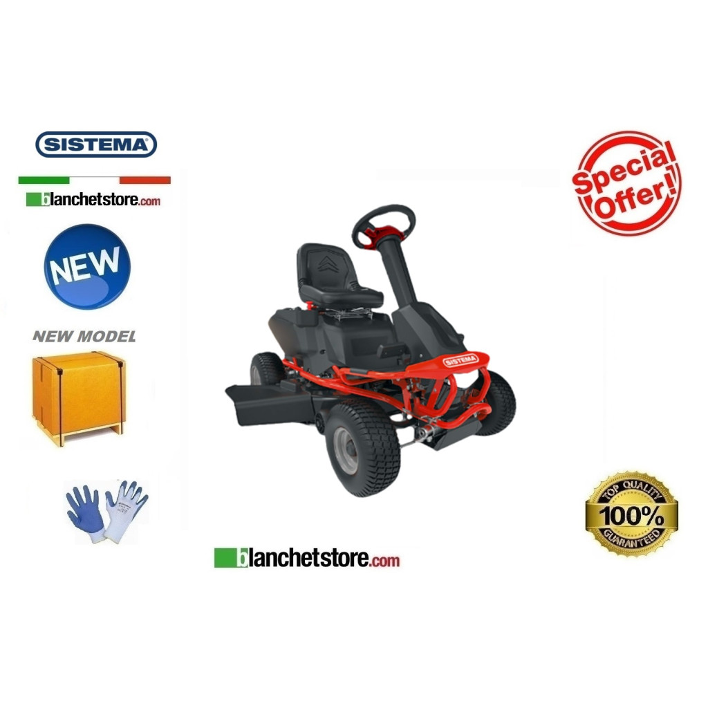 Tracteur à batterie SISTEMA Rider E599 professionnel 56Volt 100A