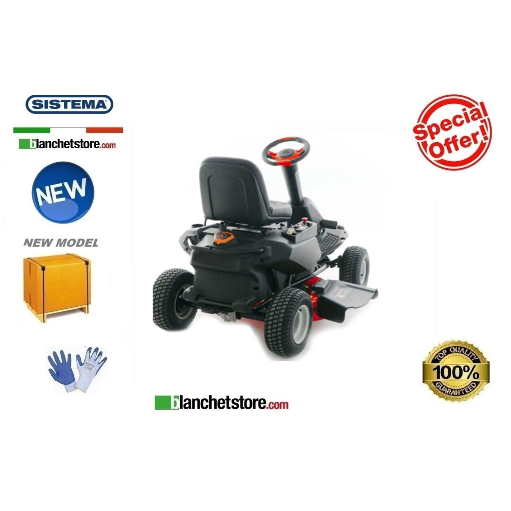 Tracteur à batterie SISTEMA Rider E599 professionnel 56Volt 100A