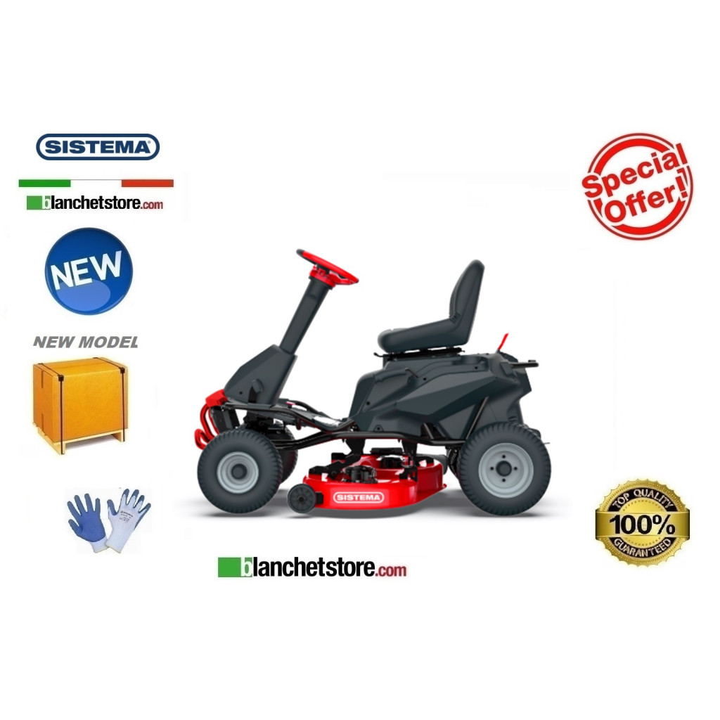 Tracteur à batterie SISTEMA Rider E599 professionnel 56Volt 100A