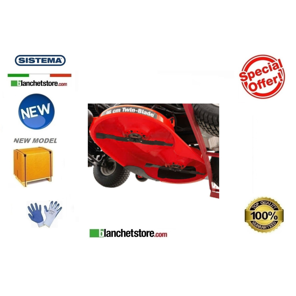 Tracteur à batterie SISTEMA Rider E599 professionnel 56Volt 100A