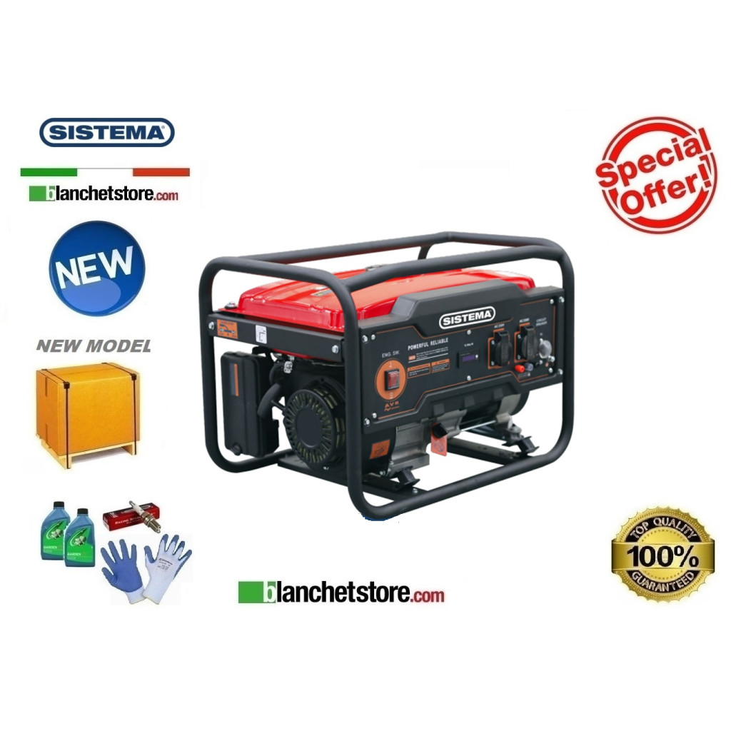 Generatore di corrente Sistema KM 4000A (AVR) 220Volt 2800Watt Generatore di corrente Sistema KM 4000A (AVR) 220Volt 2800Watt