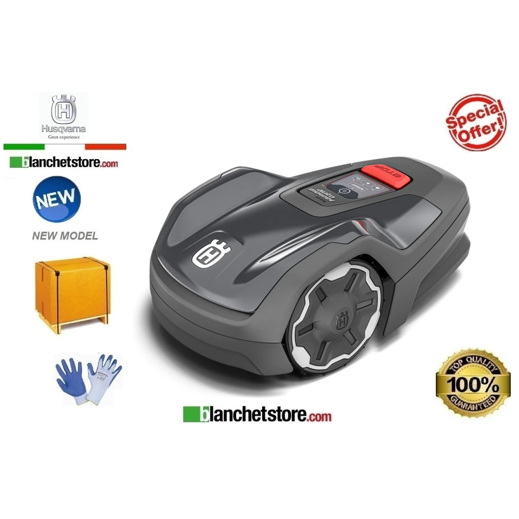 Robot tondeuse Husqvarna Automower Aspire R4 avec kit d'installation petit Robot tondeuse Husqvarna Automower Aspire R4 avec kit d'installation petit