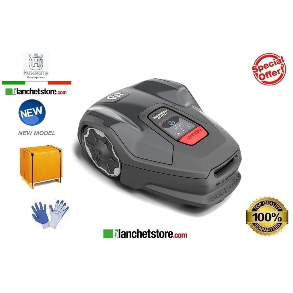 Robot tondeuse Husqvarna Automower Aspire R4 avec kit d'installation petit Robot tondeuse Husqvarna Automower Aspire R4 avec kit d'installation petit
